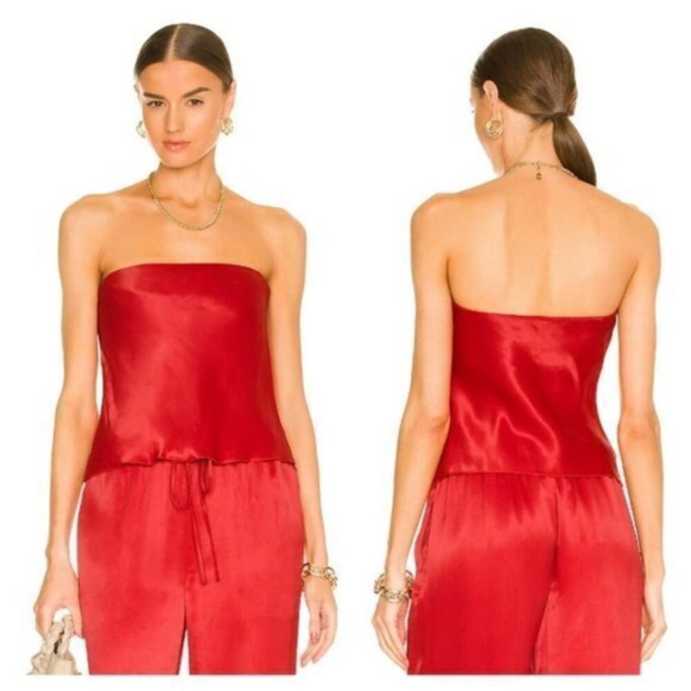 L'Academie Oxly Top - Red